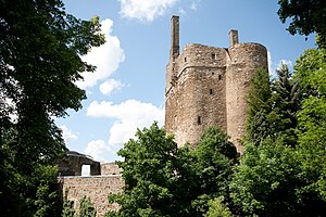 South view of the castle