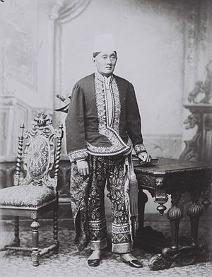 COLLECTIE TROPENMUSEUM Portret van een Javaanse Regent in gala-uniform. TMnr 60042311.jpg
