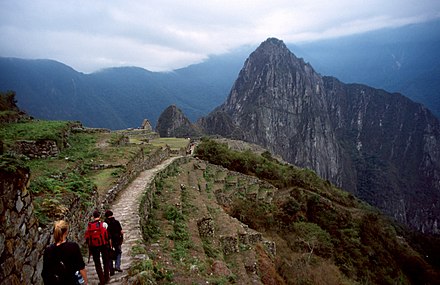Day 4 of a 4-day tour, descending to Machu Picchu