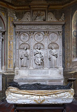 Kardinal Pietro Foscaris gravmonument i Santa Maria del Popolo.