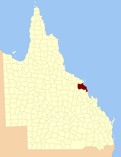 County of Carlisle Cadastral in Queensland, Australia