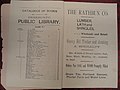 Catalogue of Books, Deseronto Public Library (1896), pp.2-3 (8658909794).jpg