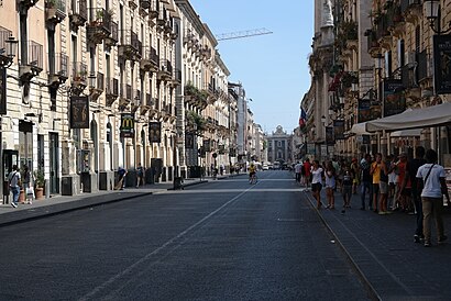 Come arrivare a Via Etnea con i mezzi pubblici - Informazioni sul luogo