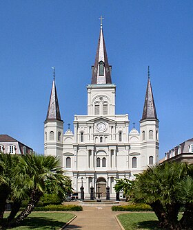 Illustrasjonsbilde av seksjonen St. Louis Cathedral i New Orleans