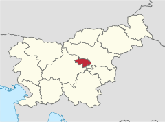 Central Sava Statistical Region in Slovenia.svg