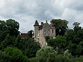 Le château de Thoraise vu depuis Montferrand-le-Château.