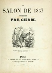 Cham, Le Salon de 1857, 1857    