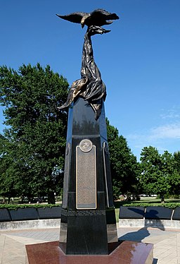 Cleveland County Veterans Memorial, Reaves Park, Norman, Oklahoma, USA.jpg