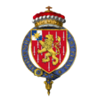 Escudo de armas de William Slim, 1er vizconde Slim, KG, GCB, GCMG, GCVO, GBE, DSO, MC, KStJ.png