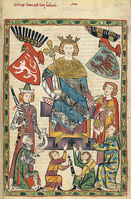 ไฟล์:Codex_Manesse_Wenzel_II._von_Böhmen.jpg