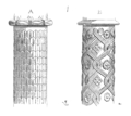 Säulenschäfte, Grafik 1856