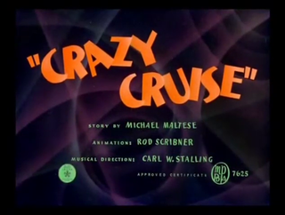 <i>Crazy Cruise</i> 1942 film by Tex Avery, Bob Clampett