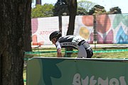 Deutsch: Radsport bei den Olympischen Jugendspielen 2018 Tag 10, 16. Oktober 2018 - Combined Criterium – XCC Qualifikation männlich English: Cycling at the 2018 Summer Youth Olympics – Men's Combined Criterium – XCC Qualification on 16 October 2018.