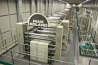 Paper machine machine used to manufacture paper products