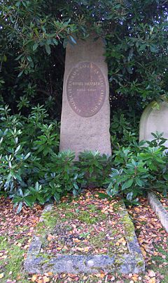 Solander's grave in Brookwood Cemetery Daniel Solander Grave Brookwood 2016.jpg