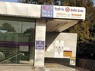 <span class="mw-page-title-main">Delhi Gate metro station</span> Metro station in Delhi, India