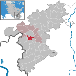 Kaart van Delingsdorf