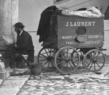 Laboratoire mobile de J. Laurent (1872). Fototeca del IPCE.