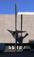 sculpture in front of the Deutsche Oper