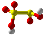 Disulfurous acid Ball ve Stick.png