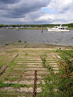 Disused slipway at Bucklers Hard - geograph.org.uk - 177038