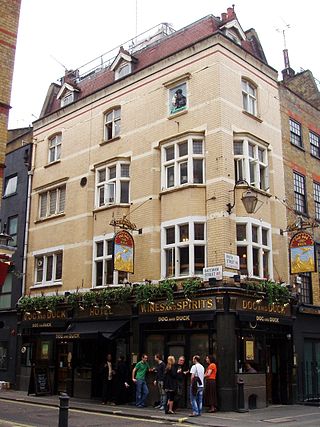 <span class="mw-page-title-main">Dog and Duck, Soho</span> London pub