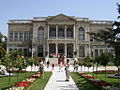 Ł'ingreso al palazo Dolmabahce, a Istanbul