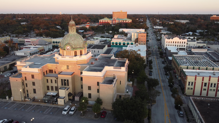 Downtown DeLand looking east