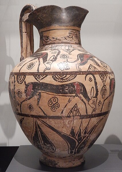 File:East Greek wine jug in Wild Goat style.jpg