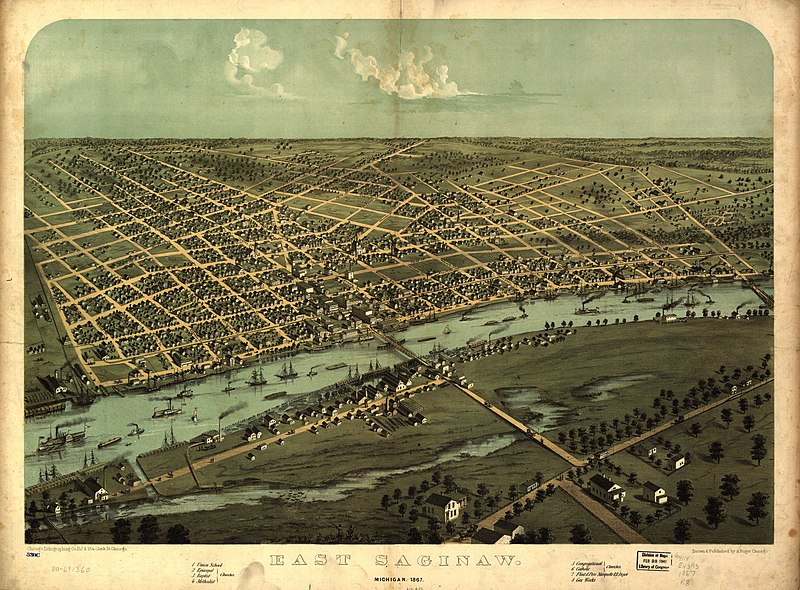 File:East Saginaw, Michigan, 1867 LOC 80691360.jpg