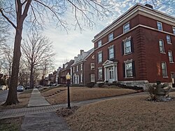 East on Windermere Place, Visitation Park, January 2012