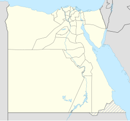 Stadens läge i Egypten