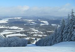 Endless Mountains, as seen from Elk Mountain Ski Area