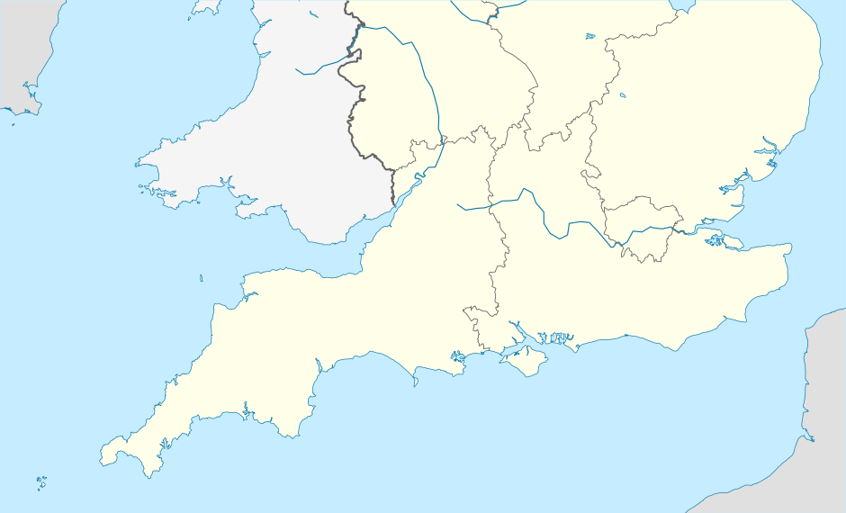 First English Civil War is located in Southern England