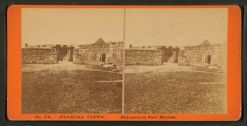 File:Entrance to Fort Marion, from Robert N. Dennis collection of stereoscopic views.png