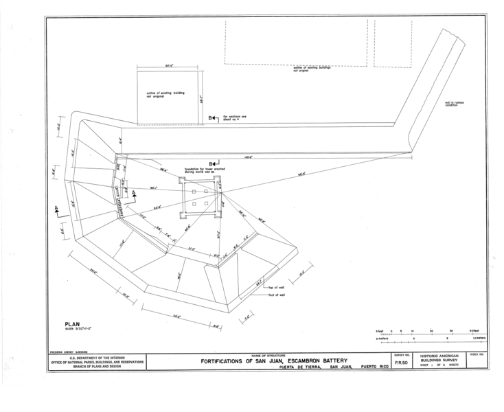 File:Escambron Bateria, Puerta de Tierra, San Juan, San Juan Municipio, PR HABS PR,7-SAJU,9- (sheet 1 of 3).png