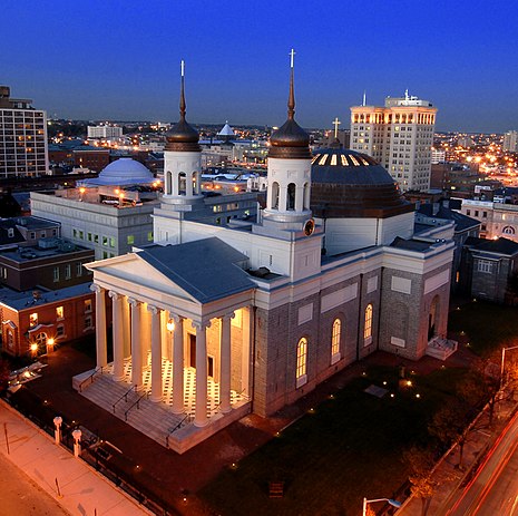 The Basilica at night looking northeast Ext-Night.jpg