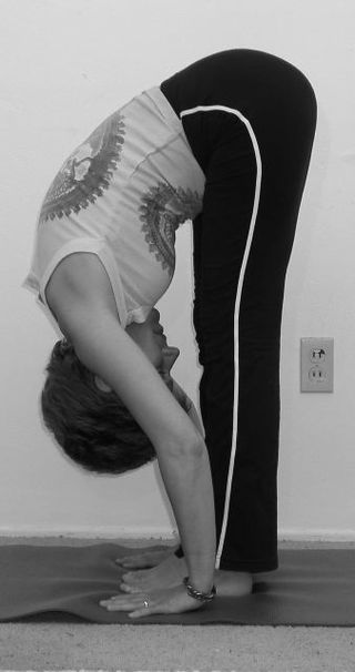 <span class="mw-page-title-main">Uttanasana</span> Standing forward-bending posture in modern yoga