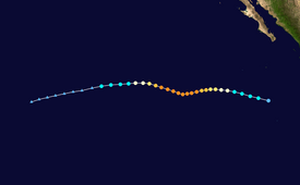 The storm at peak intensity