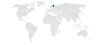 Location map for Finland and Taiwan.