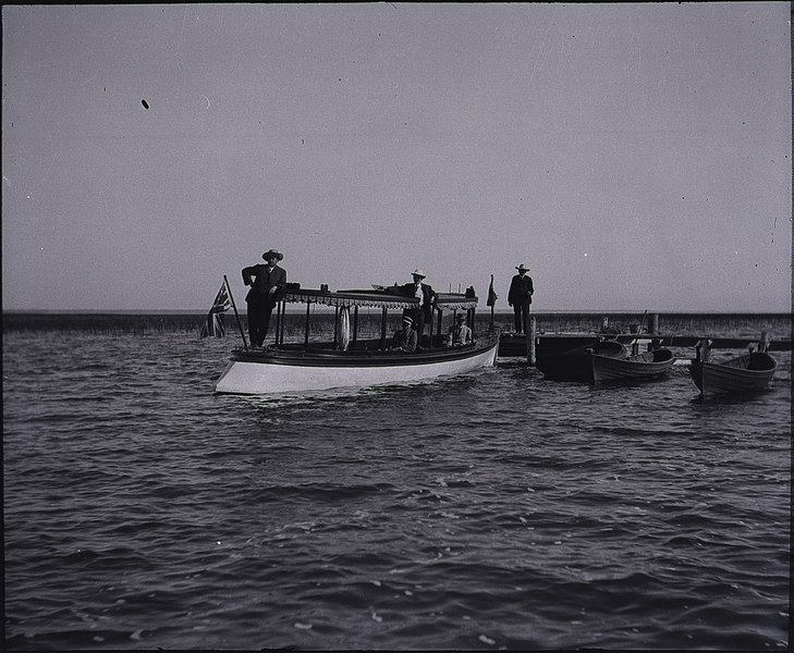 File:Fishing boats at Rice Bay Club, Long Point (I0000889).tif