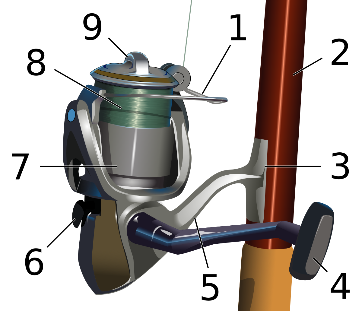 Fishing reel - Wikipedia