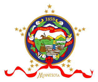 Flag of Minnesota(obverse, February 28, 1893 – August 1957)