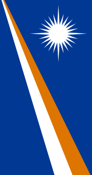 Thumbnail for File:Flag of the Marshall Islands (vertical).svg