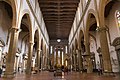 Interior de la basílica de Santa Croce en Florencia.