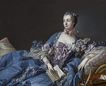 Fransua Buşe - Madam de Pompadur, 1758