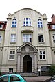 Haus des Kreiskommunalverbandes des Landkreises Görlitz (Kreishaus); Verwaltungsbau mit Garten und Einfriedung