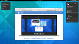 GNOME Desktop environment for Linux and other Unix-like systems