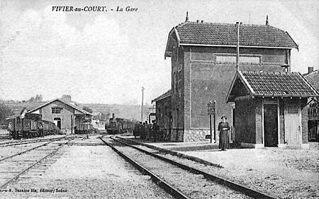 Gare Vivier au Court 1900