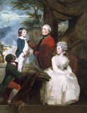 Джордж Гренвиль, 3-й граф Темпл с семьёй. Национальная галерея Ирландии, Дублин